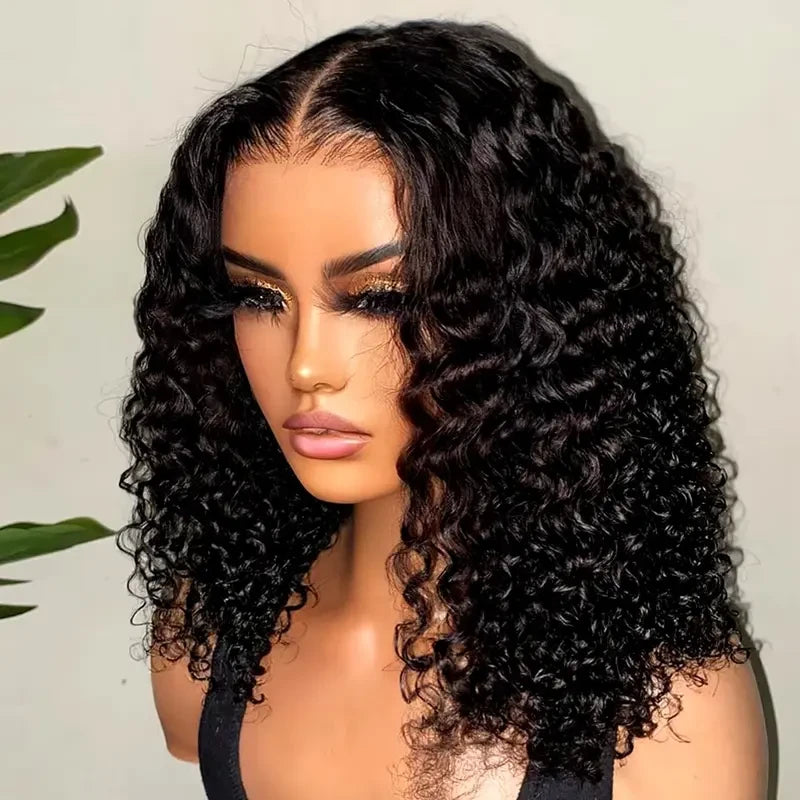 Curly Short Bob Human Hair Wig